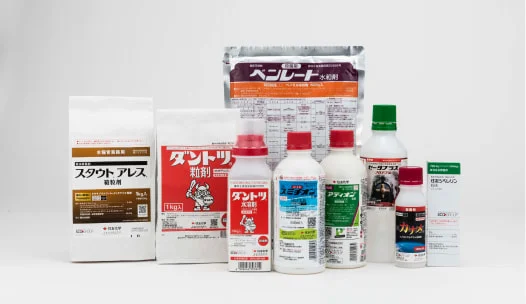 農薬の各種製品パッケージ