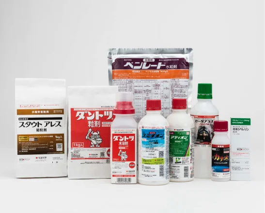 農薬の各種製品パッケージ