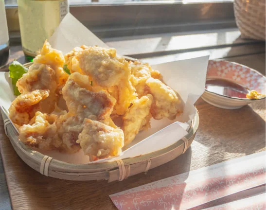 大分名物とり天の盛り合わせ