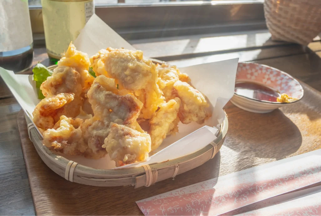 大分名物とり天の盛り合わせ